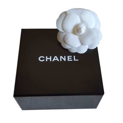 chanel flower on box|chanel camellia flower brooch.